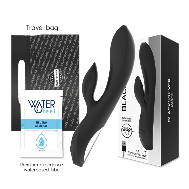 BLACK&SILVER - CONTROLE DE TOQUE VIBRADOR KAULTZ