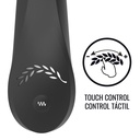 BLACK&SILVER - CONTROLE DE TOQUE VIBRADOR KAULTZ