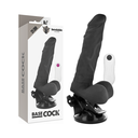 BASECOCK - VIBRADOR ARTICULÁVEL CONTROLE REMOTO PRETO 21 CM