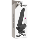 BASECOCK - VIBRADOR ARTICULÁVEL CONTROLE REMOTO PRETO 21 CM