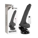 BASECOCK - VIBRADOR ARTICULÁVEL CONTROLE REMOTO PRETO 18,5 CM