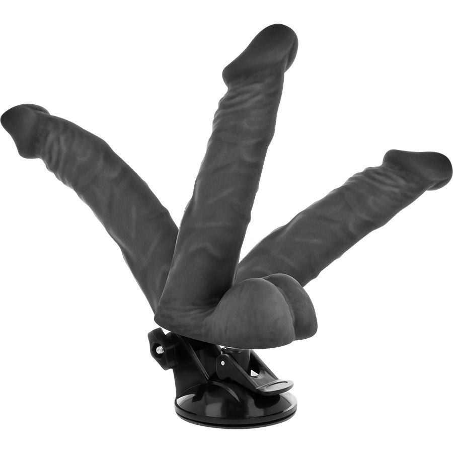 BASECOCK - VIBRADOR ARTICULÁVEL CONTROLE REMOTO PRETO 20 CM