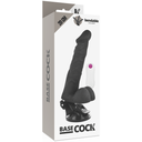 BASECOCK - VIBRADOR ARTICULÁVEL CONTROLE REMOTO PRETO 20 CM