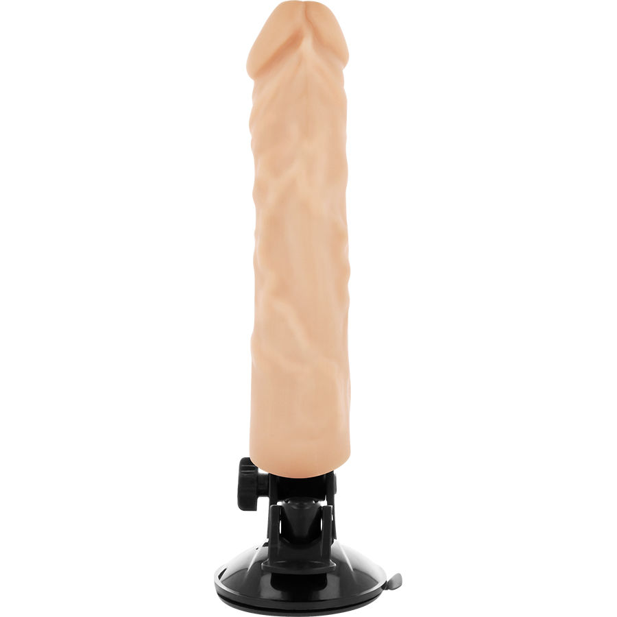 BASECOCK - VIBRADOR REALÍSTICO CONTROLE REMOTO NATURAL 21 CM