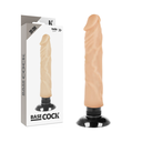 BASECOCK - VIBRADOR REALÍSTICO 2-1 NATURAL 20 CM