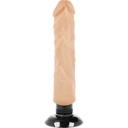 BASECOCK - VIBRADOR REALÍSTICO 2-1 NATURAL 20 CM