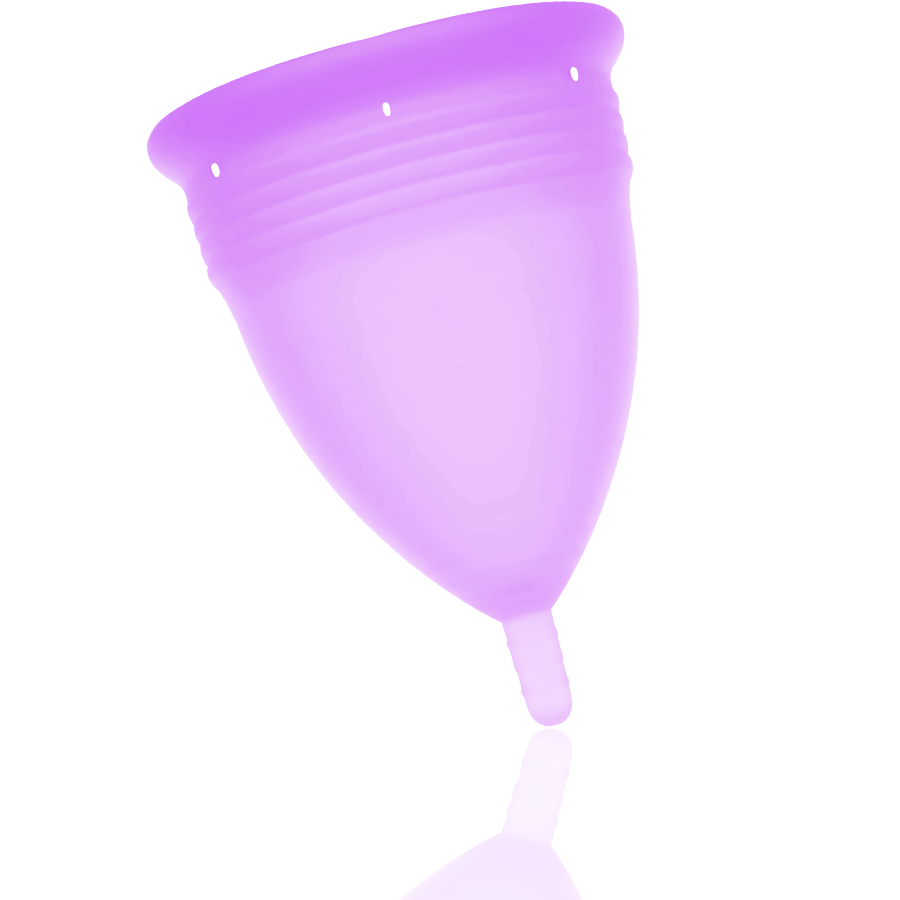 STERCUP - COPO MENSTRUAL DE SILICONE FDA TAMANHO L LILAC