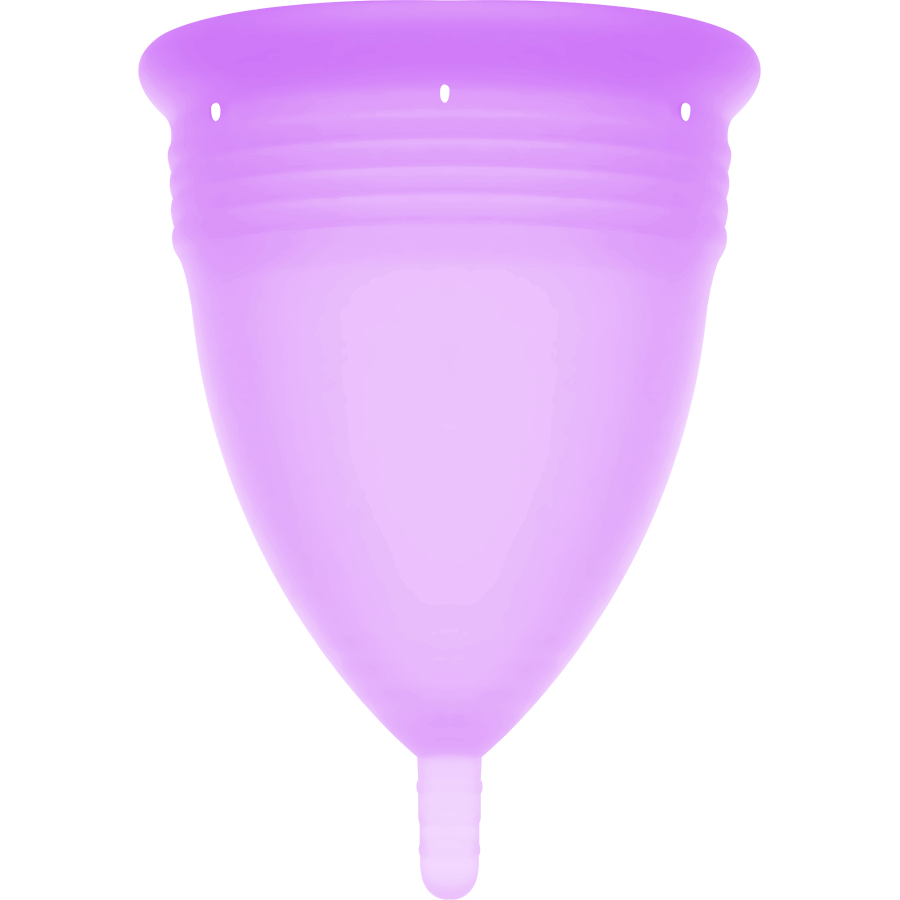 STERCUP - COPO MENSTRUAL DE SILICONE FDA TAMANHO L LILAC