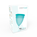 STERCUP - COPO MENSTRUAL DE SILICONE FDA TAMANHO S AQUAMARINE