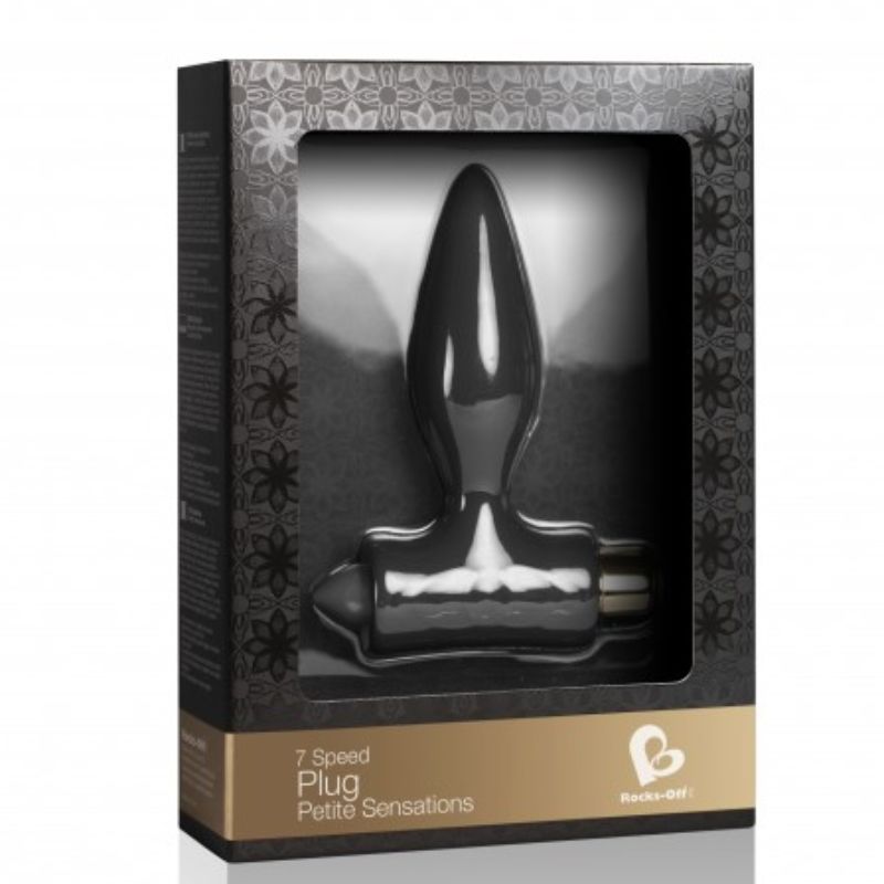 ROCKS-OFF - PLUG ANAL PETITE SENSATIONS PARA INICIANTES - PRETO