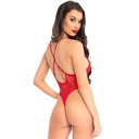 LEG AVENUE - FLORAL LACE TEDDY VERMELHO TAMANHO ÚNICO