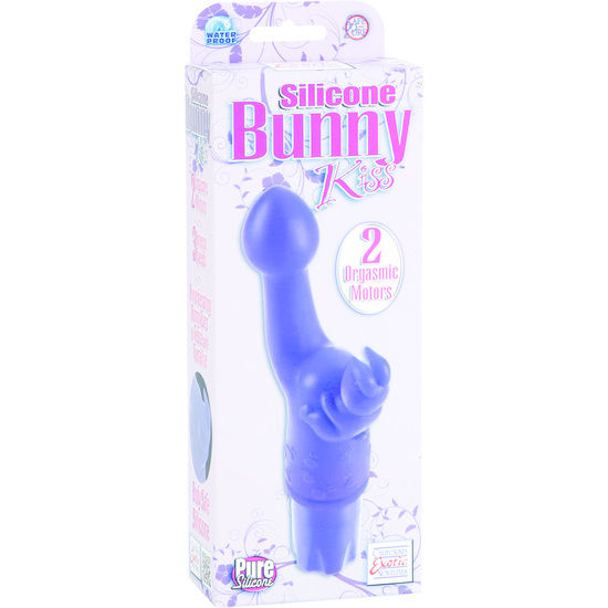 CALIFORNIA EXOTICS - KISS COELHO DE SILICONE KISS ROXO