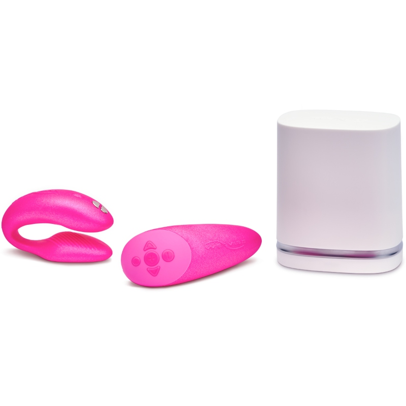 WE-VIBE - VIBRADOR WE VIBE CHORUS PARA CASAIS COM SQUEEZE CONTROL ROSA