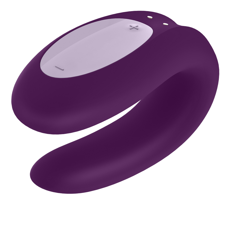 SATISFYER - DOUBLE JOY CON APP ROXO