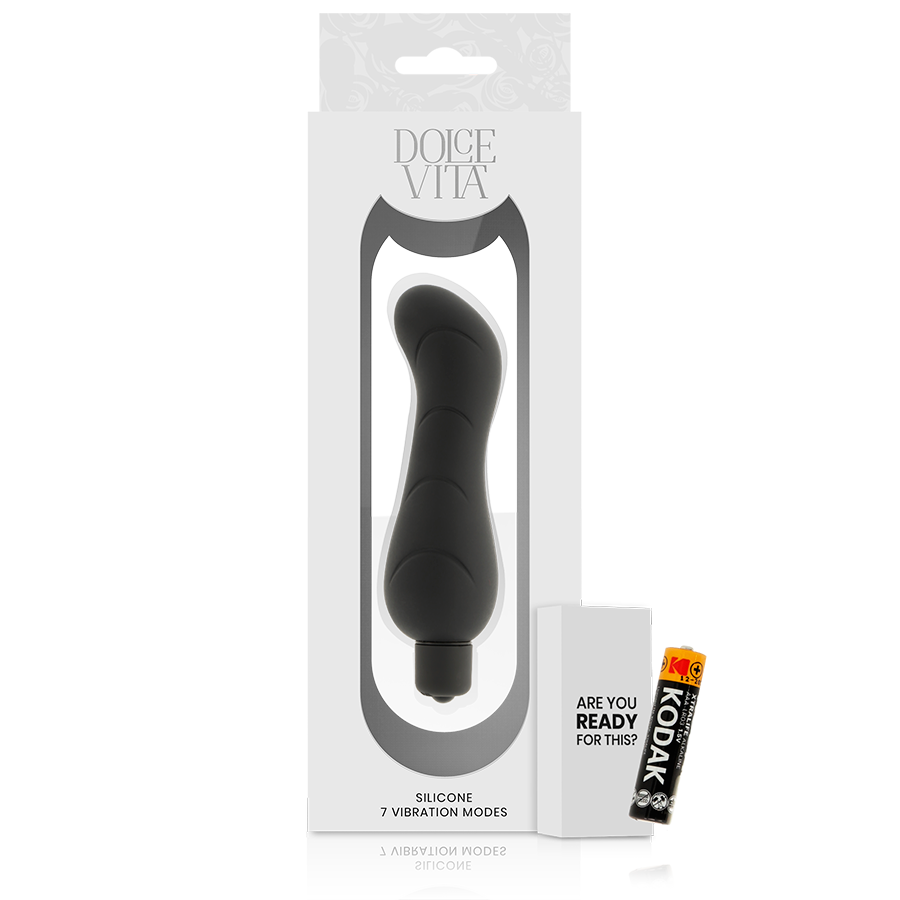 DOLCE VITA - G-SPOT BLACK SILICONE