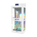 X RAY - DILDO TRANSPARENTE COM BOLAS 18.5 CM X 3.8 CM