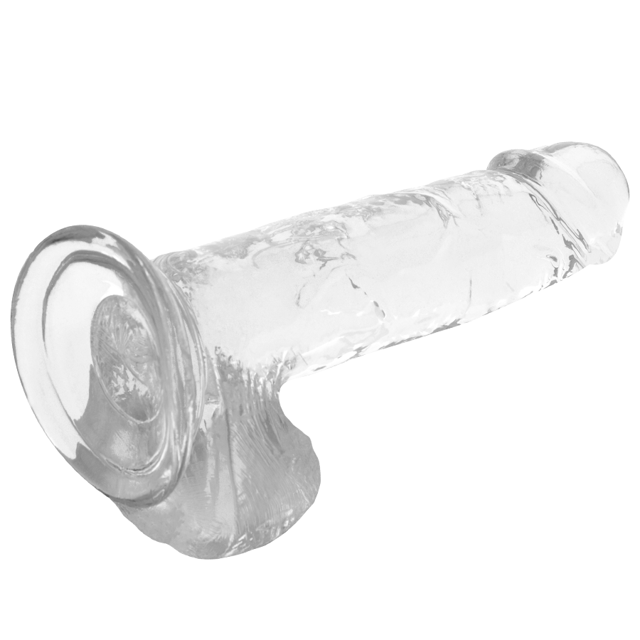 X RAY - DILDO TRANSPARENTE COM BOLAS 20 CM X 4.5 CM