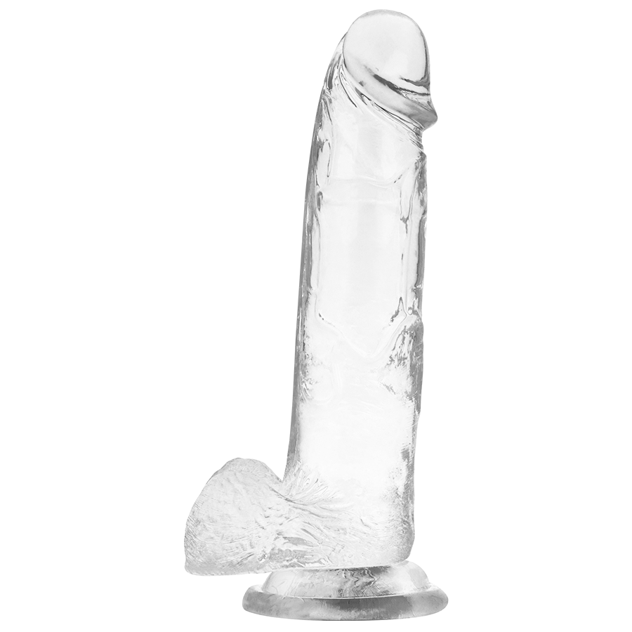 X RAY - DILDO TRANSPARENTE COM BOLAS 22 CM X 4.6 CM