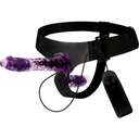 HARNESS ATTRACTION - RODNEY VIBRADOR DUPLO ROXO 18 X 3,5CM