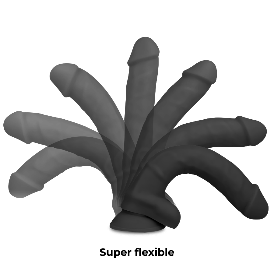 COCK MILLER - DENSIDADE DE SILICONE COCKSIL ARTICULVEL PRETO 19,5 CM