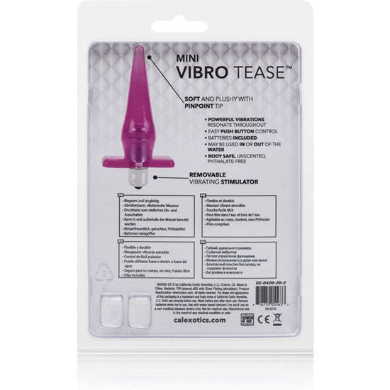 CALIFORNIA EXOTICS - MINI VIBRO TEASE ROSA