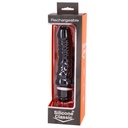 SEVEN CREATIONS - VIBRADOR RECARREGVEL PRETO 7V 18 CM MODELO 2