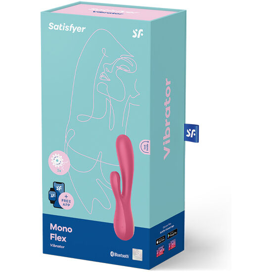 SATISFYER - MONO FLEX VERMELHO COM APLICATIVO