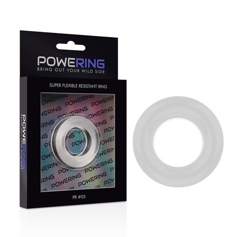 POWERING - ANEL RESISTENTE SUPER FLEXÍVEL 4,8CM PR05 TRANSPARENTE