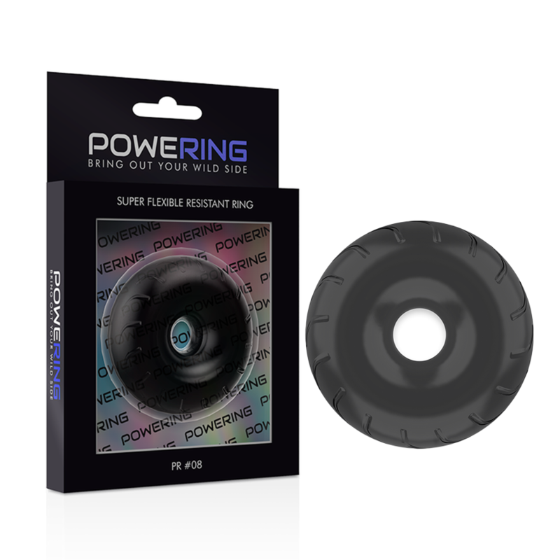 POWERING - ANEL RESISTENTE SUPER FLEXÍVEL 5CM PR08 PRETO