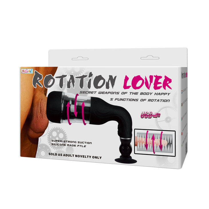 BAILE - MASTURBADOR AUTOMTICO ROTATION LOVER COM SUPORTE