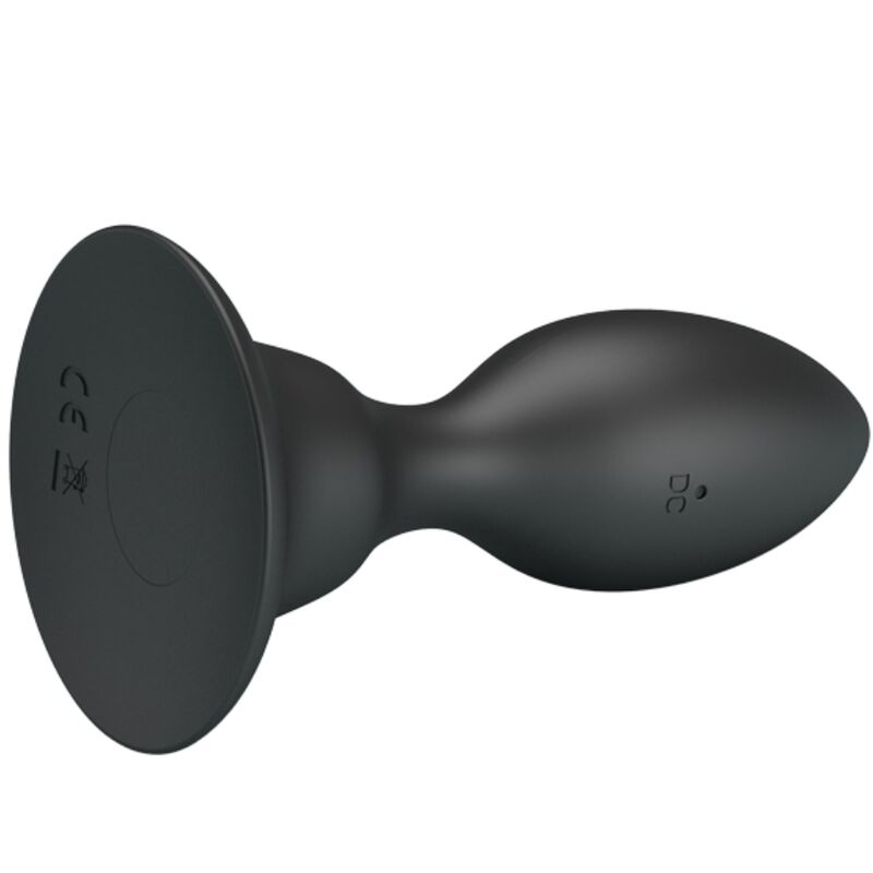 MR PLAY - PLUG ANAL COM CONTROLE REMOTO VIBRAO PRETO