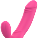 OHMAMA - VIBRADOR DE ESTIMULAÃ‡ÃƒO DUPLA BIX EDIÃ‡ÃƒO DE NATAL ROSA