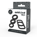 ADDICTED TOYS - CONJUNTO DE ANÉIS DE GALO 4 PEAS