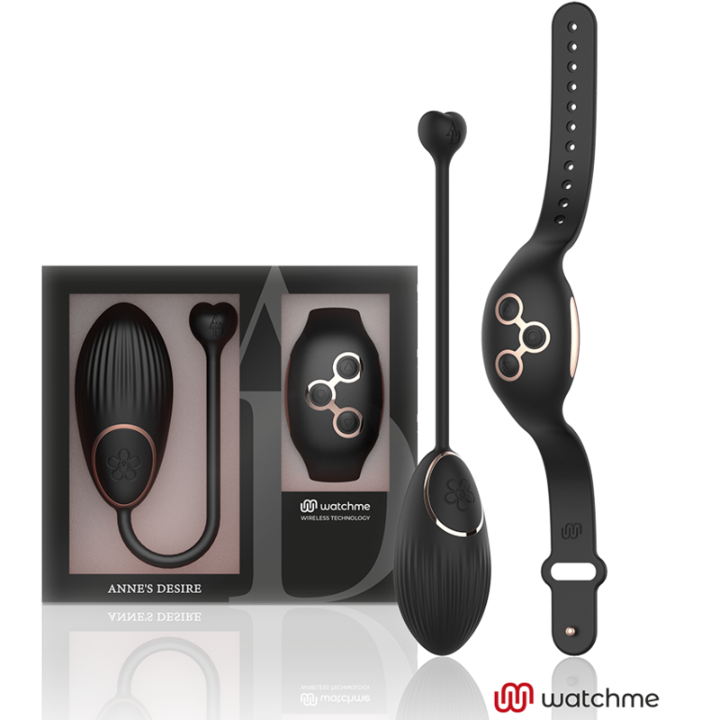 ANNE'S DESIRE - EGG TECNOLOGIA SEM FIO WATCHME PRETO/DOURADO