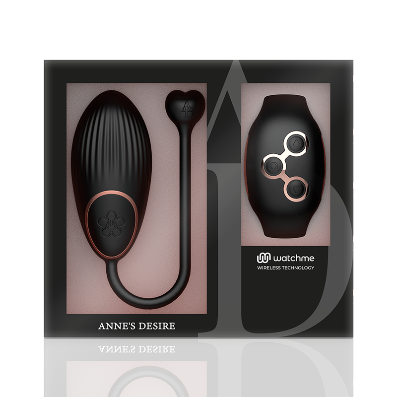 ANNE'S DESIRE - EGG TECNOLOGIA SEM FIO WATCHME PRETO/DOURADO