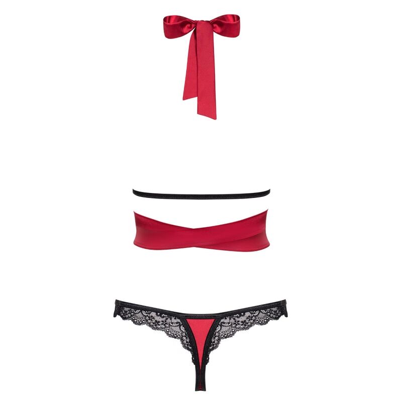 OBSESSIVE - CONJUNTO SENSUELIA DUAS PEAS VERMELHO S/M