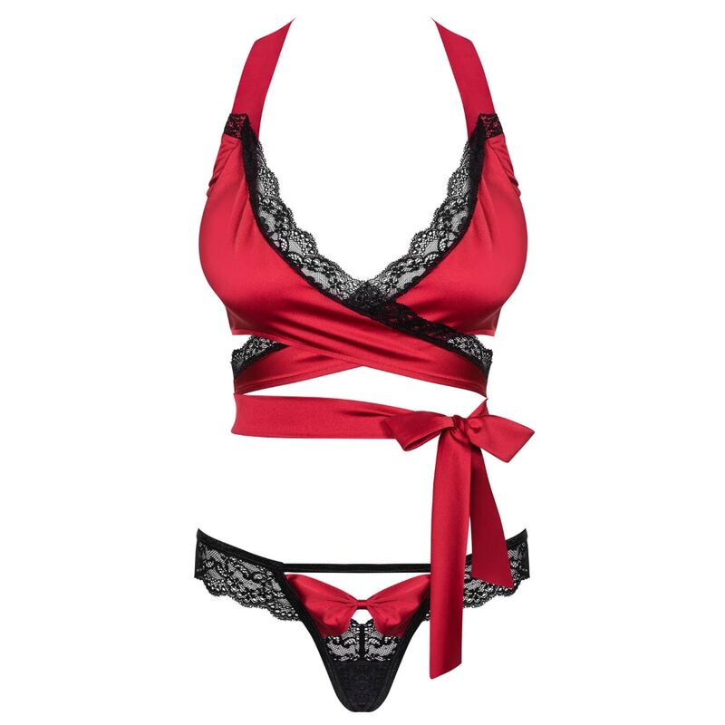 OBSESSIVE - CONJUNTO SENSUELIA DUAS PEAS VERMELHO S/M