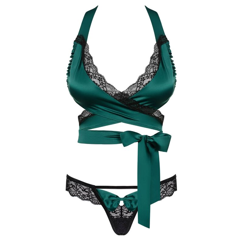 OBSESSIVE - CONJUNTO SENSUELIA DUAS PEAS VERDE L/XL