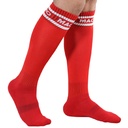 MACHO - MEIAS COMPRIDAS MASCULINAS TAMANHO ÚNICO - VERMELHO