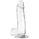 X RAY - ARNÊS + DILDO TRANSPARENTE COM BOLAS 20 CM X 4.5 CM