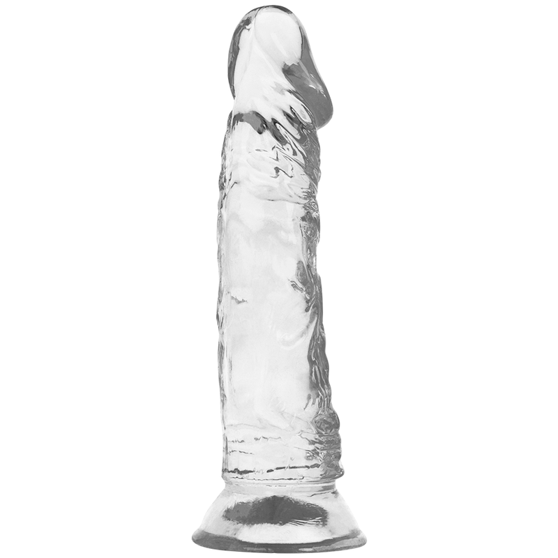 X RAY - ARNÊS + DILDO TRANSPARENTE 19 CM X 4 CM