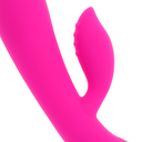 OHMAMA - VIBRADOR COELHO DE SILICONE RECARREGÁVEL USB 10 VELOCIDADES 19 CM