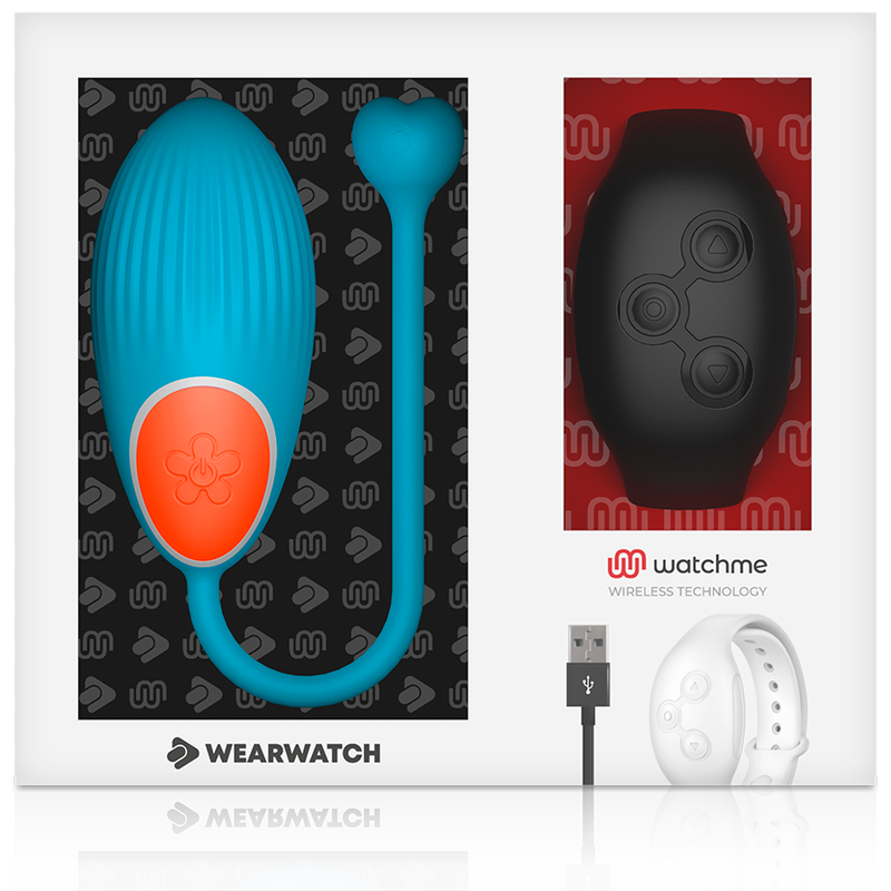 WEARWATCH - TECNOLOGIA SEM FIO EGG WATCHME AZUL / PRETO JATO