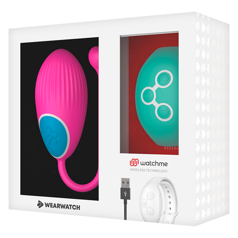 WEARWATCH - TECNOLOGIA WATCHME CONTROLE REMOTO OVO FÃšCSIA / ÃGUA DO MAR