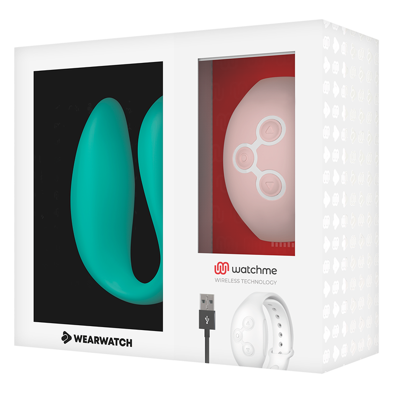 WEARWATCH - TECNOLOGIA SEM FIO DUAL PLEASURE WATCHME LIGHT AQUAMARINE / ROSA