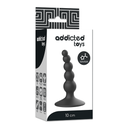 ADDICTED TOYS - PLUG SEXUAL ANAL 10 CM PRETO