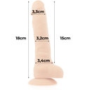 COCK MILLER - ARNÊS + DENSIDADE DE SILICONE COCKSIL ARTICULVEL 18 CM