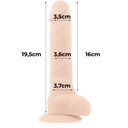 COCK MILLER - ARNÊS + DENSIDADE DE SILICONE COCKSIL ARTICULVEL 19,5 CM