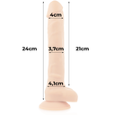 COCK MILLER - ARNÊS + DENSIDADE DE SILICONE COCKSIL ARTICULVEL 24 CM