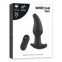 ADDICTED TOYS - PLUG DE CONTROLE REMOTO ANAL P-SPOT PONTO PRETO